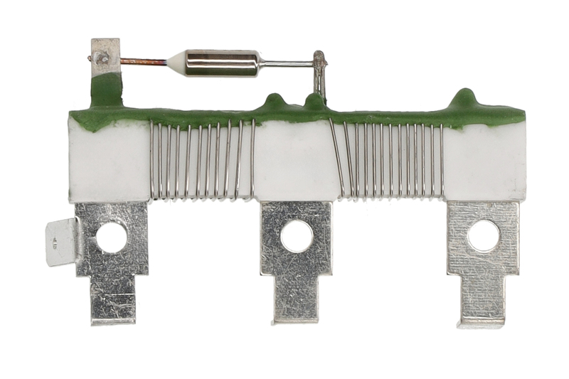 Resistor, interior blower