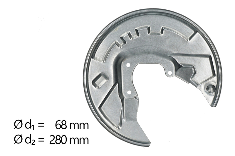 Splash Panel, brake disc