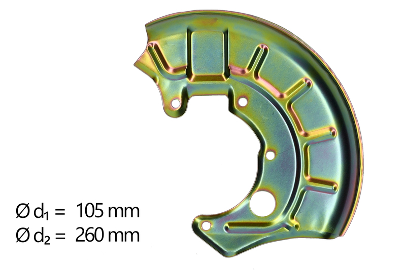 Splash Panel, brake disc