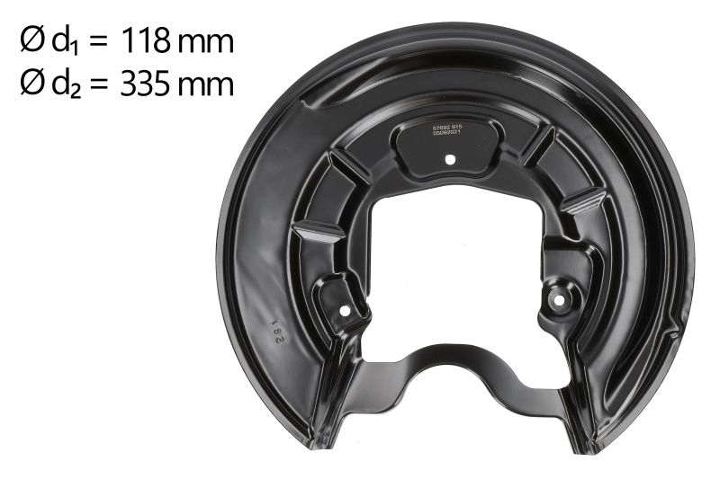 Splash Panel, brake disc