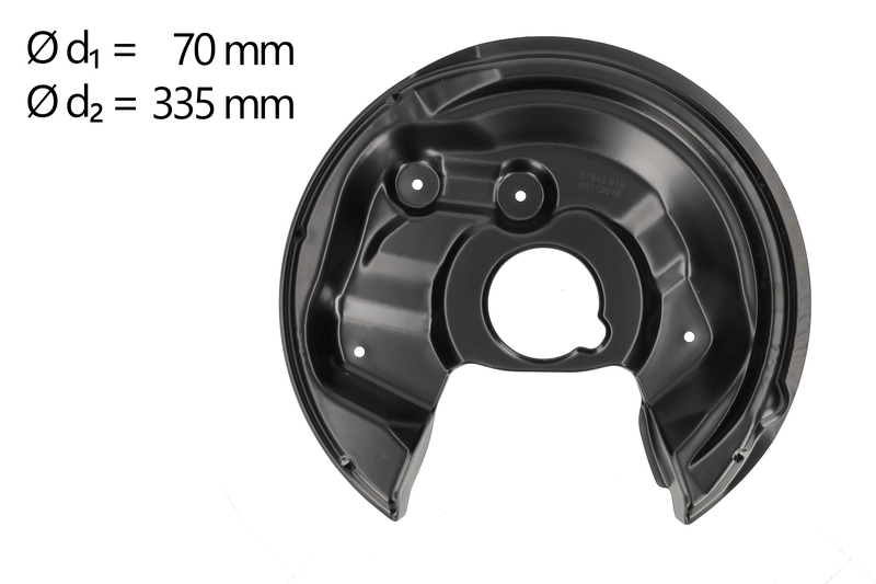 Splash Panel, brake disc