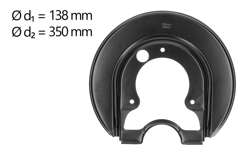 Splash Panel, brake disc