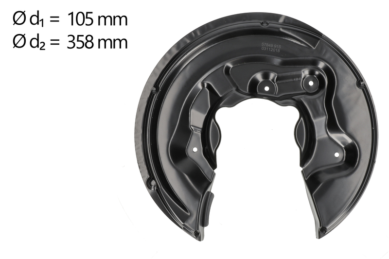 Splash Panel, brake disc