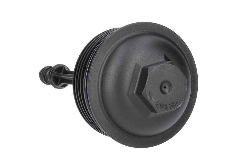 Cap, oil filter housing