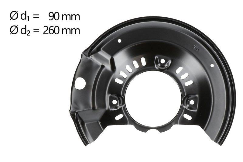 Splash Panel, brake disc