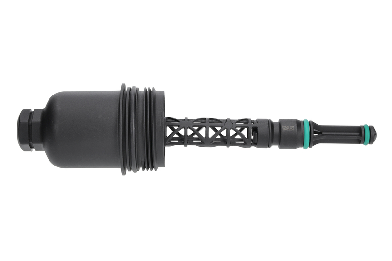 Cap, oil filter housing