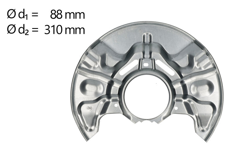 Splash Panel, brake disc