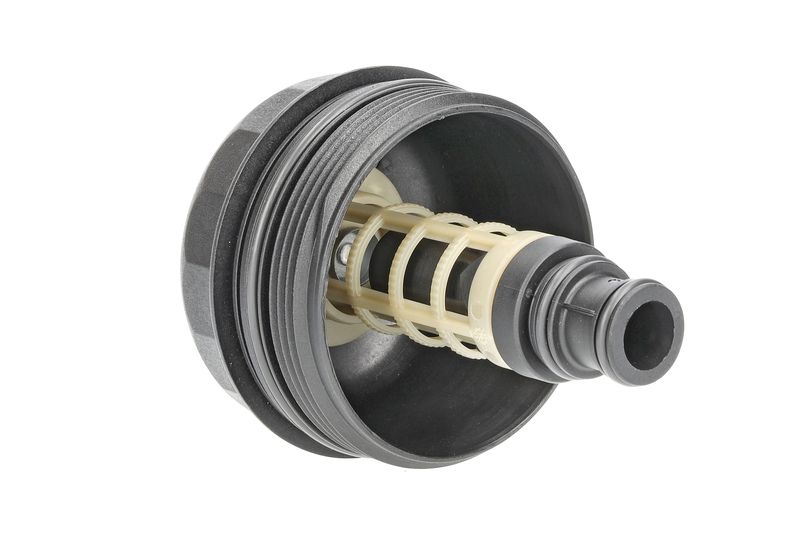 Cap, oil filter housing