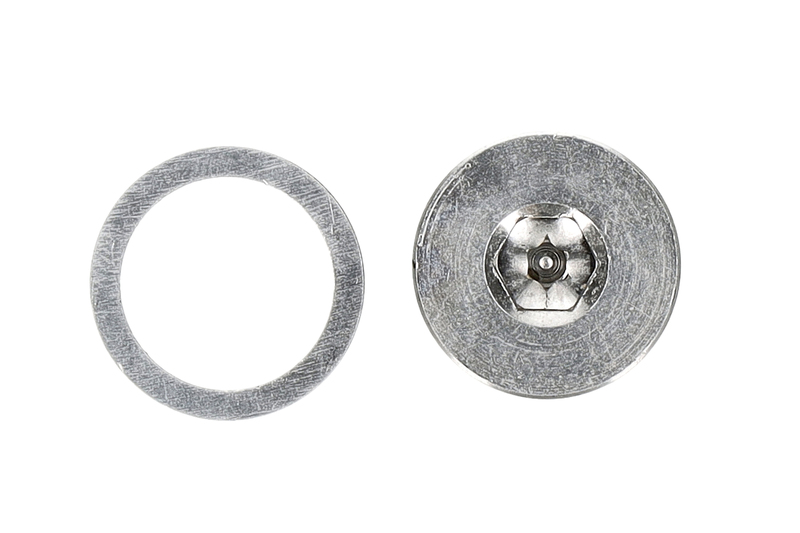 Closing screw, oil pan