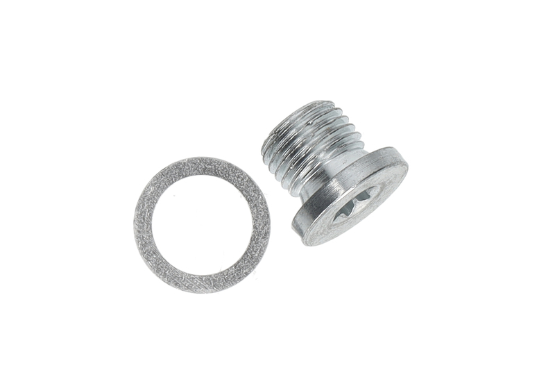 Closing screw, oil pan